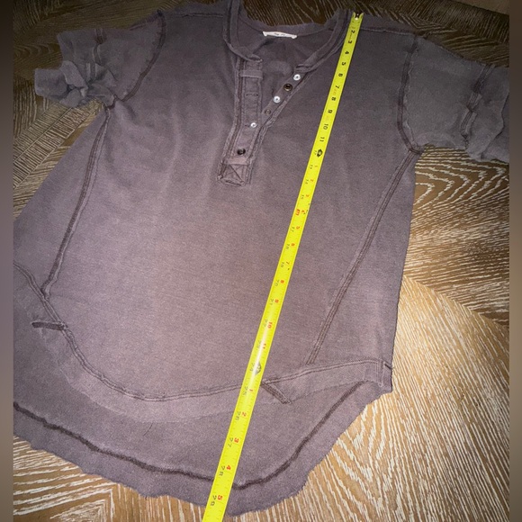 We The Free Heritage Henley Oversized Distressed Boho Size XS - Picture 7 of 9